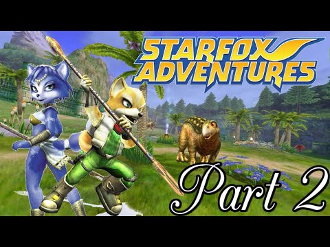 Starfox Adventures Playthrough Nintendo GameCube [Part 2] Dinosaur Planet