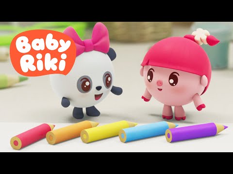 Explozia de Culori 🌈 Desene animate pentru Copii de Grădiniță cu BabyRiki