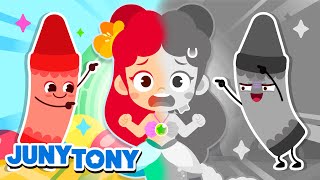 O Malvado Giz de Cera  | Mundo Colorido | Música Infantil | JunyTony em Português