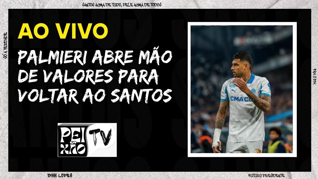 SANTOS AGUARDA POR PALMIERI ATÉ ÀS 19H