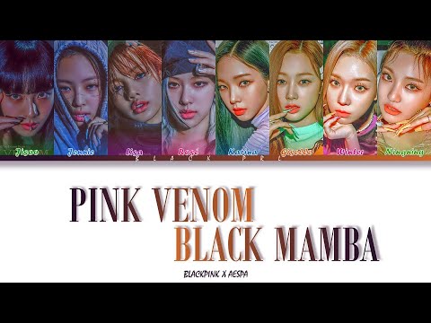 BLACKPINK x AESPA - "Pink Venom - Black Mamba" Türkçe Alt Yazılı [Color Coded/Han/Rom]