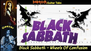 Wheels Of Confusion - Black Sabbath - Guitar + Bass TABS Lesson