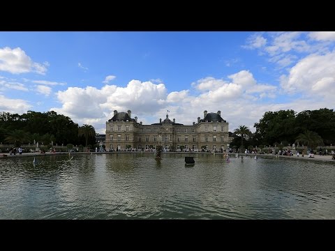 Париж, Люксембургский сад 1080 HD