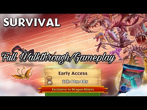 NEW SURVIVAL GAUNTLET Full Walkthrough/Gameplay - Dragons:Rise of Berk