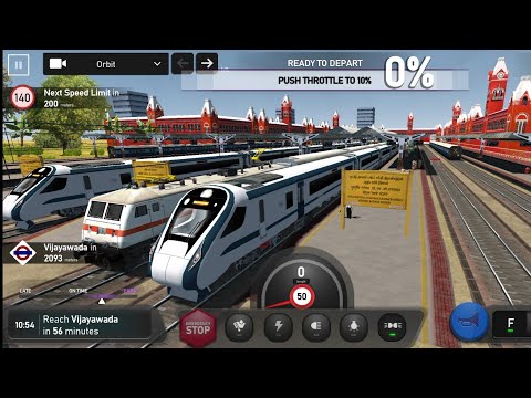 Vande Bharat Express: Chennai To Howrah Journey | Indian Train Simulator | Like & Subscribe