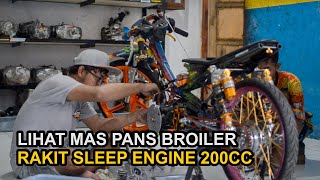 Download lagu RAHASIA MAS PANS BROILER!!!! RAKIT & SETTING SLEEP ENGINE 200CC || BROILER RACING INDONESIA mp3