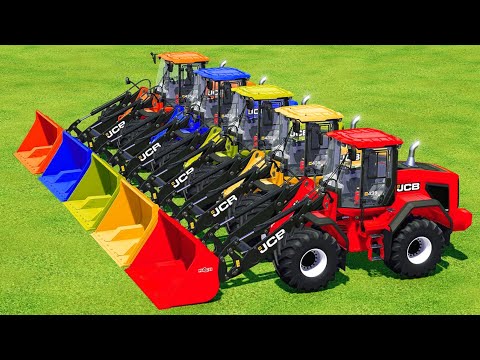 HARVEST AND TRANSPORT CARROTS WITH JCB TRUCKS AND WHEELS LOADERS - Farming Simulator 2022