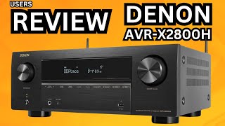 Video thumbnail for Denon AVR-X2800H 7.2 Ch Receiver REVIEW. by RAM TOP
