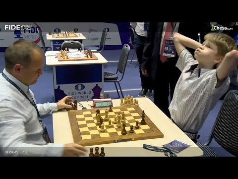 Young Russian IM Murzin Volodar Checkmates GM Iordachescu Viorel in FIDE World Cup Tiebreaks Round 1