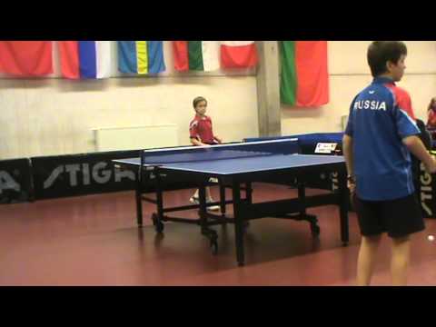 ТОП-16 2002  г.р, Бельгия, Брюсель, настольный теннис 2013, Сидоренко В