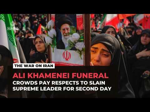 Huge crowds pour into Tehran for funeral ceremonies for Iran’s slain leader Ali Khamenei
