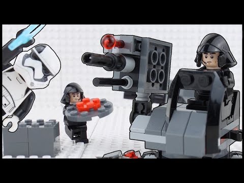 LEGO Star Wars Brick Building STOP MOTION First Order Battle Pack | LEGO Star Wars | By LEGO Worlds Video