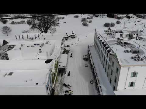Mackinac Island Winter 2019 by Snowmobile