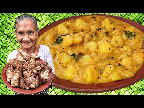 how to make taro root curry | taro root curry recipe | kiri ala curry | kiri ala (taro root recipe)