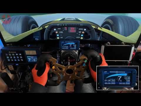 Driving Test 1 of 2 ◼ VoCore Screen with SimHub [SIM RACING HARDWARE]
