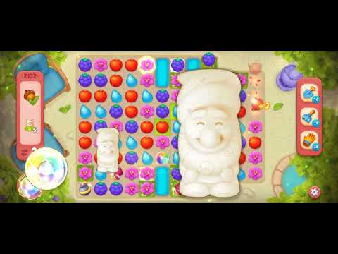 Gardenscapes Level 2132 [No booster] [Hard Level] #androidgameplay #gardenscapesgame #tranding