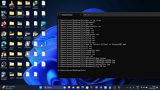 Get list of all files in folder and subfolders | Command Prompt