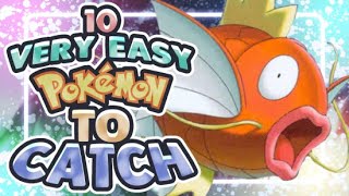 10 Very Easy Pokemon to Catch