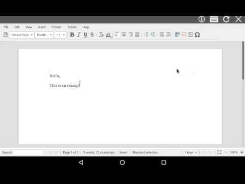 AndroDOC editor for Doc & Word Video