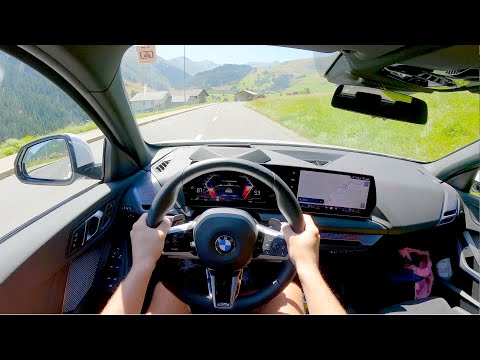 Thumbnail for 2025 BMW 123 F70 M Sport 218 PS | Chill POV Drive on Swiss Mountain Pass Road with Curves & Scenery by BMW
