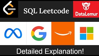 YouTube video '175. Combine Two Tables - SQL Problem - Leetcode Easy'
