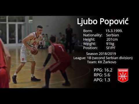 Ljubo Popovic 2018/2019 highlights