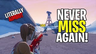 how to never miss a shot in fortnite new aimbot glitch how to aim - fortnite aimbot on console