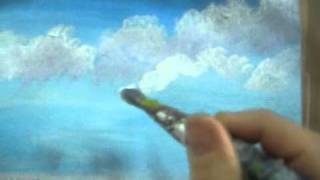 How To Paint Clouds with Acrylics