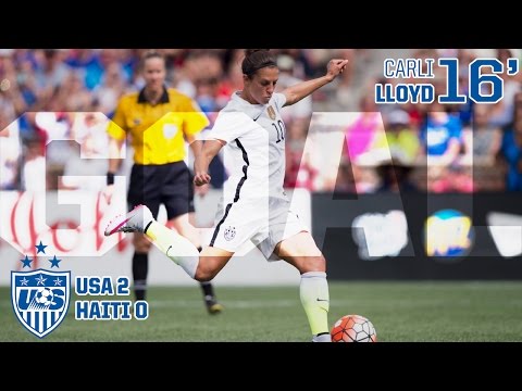 WNT vs. Haiti: Carli Lloyd First Goal - Sept. 20, 2015
