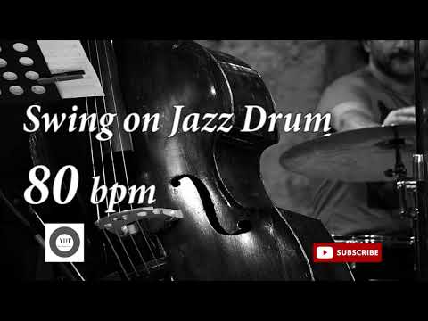 Swing on Jazz Drum - 80 bpm - HQ