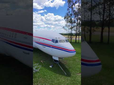 Boeing 737-200 em uma fazenda de Goiás! O avião de Urutai.