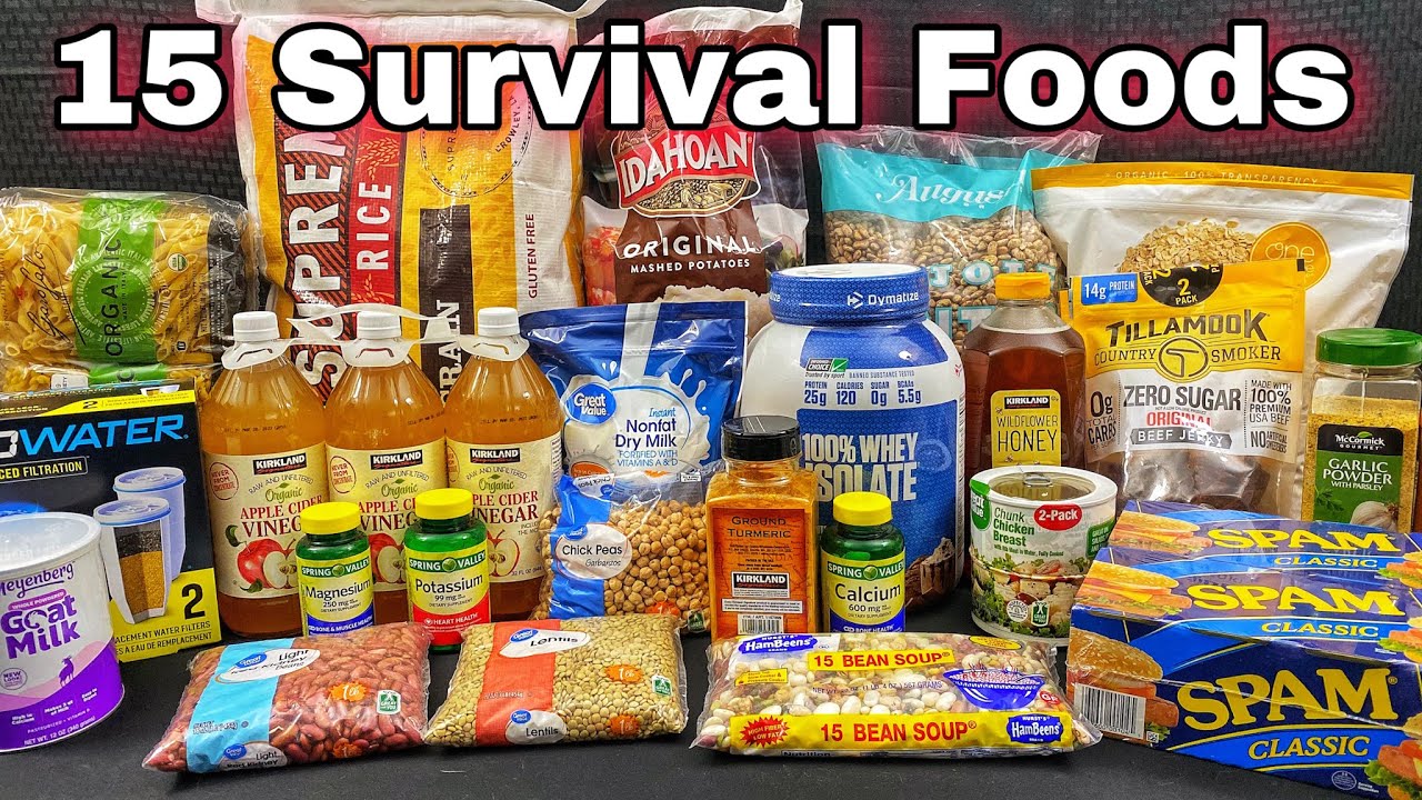 15 Survival Foods Every Prepper Should Stockpile - Food Shortage Preps