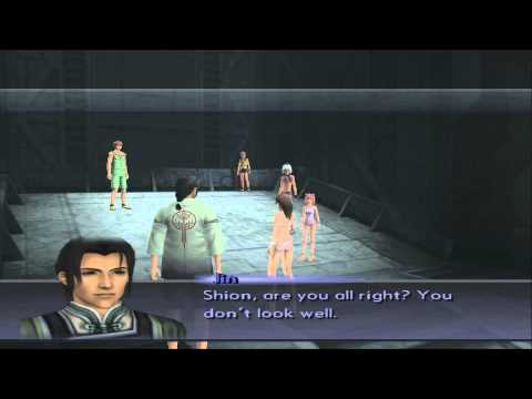 Xenosaga III HD Cutscene 081 - Shion Collapses Again (CAT Testing Ground) - JAPANESE - SWIMSUIT MODE