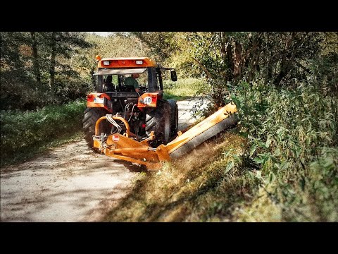 Case CS 68 mit Böschungsmulcher #Sound