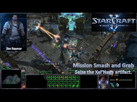 [*/\*] Starcraft II: Wings of Liberty - Terran Campaign - Mission 6. Smash and Grab