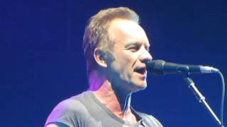 Sting performing &quot;Dancing with a Moonlit Knight/Message in a bottle&quot; at the Air Canada Centre.