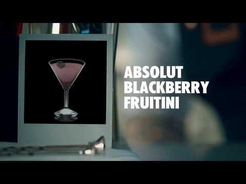 ABSOLUT BLACKBERRY FRUITINI DRINK RECIPE - HOW TO MIX