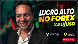 Trade Ao Vivo: Estratégias com Alavancagem no Bitcoin e Forex, Xau/usd Eur/usd (VANTAGE)