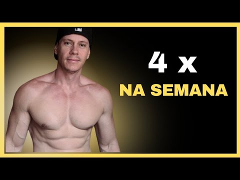 DIVISÃO DE TREINO PARA 4 X NA SEMANA NA PRÁTICA COM TODOS OS EXERCÍCIOS