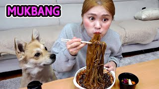 Download lagu Jjajangmyeon & Jjajangbap ASMR MUKBANG BLACK BEAN NOODLES Eating Show REAL SOUND by HIU 하이유 mp3