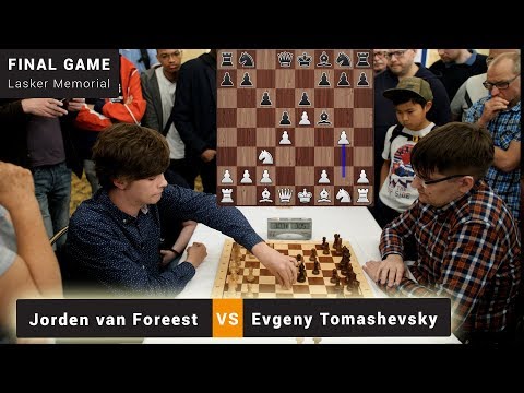 Jorden van Foreest vs Evgeny Tomashevsky | Razor-Sharp Caro-Kann Game | Lasker Memorial Blitz 2018