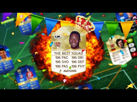 Fifa 16 | 196 RATED TEAM w/ TOTS, LEGENDS AND TOTY!!!