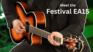 Video thumbnail for Meet The Washburn Festival EA15 Acoustic Electric Guitar by washburntv