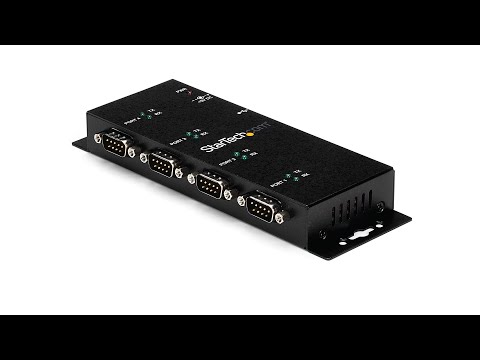 USB kabelis StarTech USB-A - RS- 232 1,8 m Juodas (ICUSB2321F) video