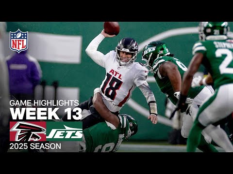 Atlanta Falcons vs. New York Jets Game Highlights | NFL 2025 Season Week 13