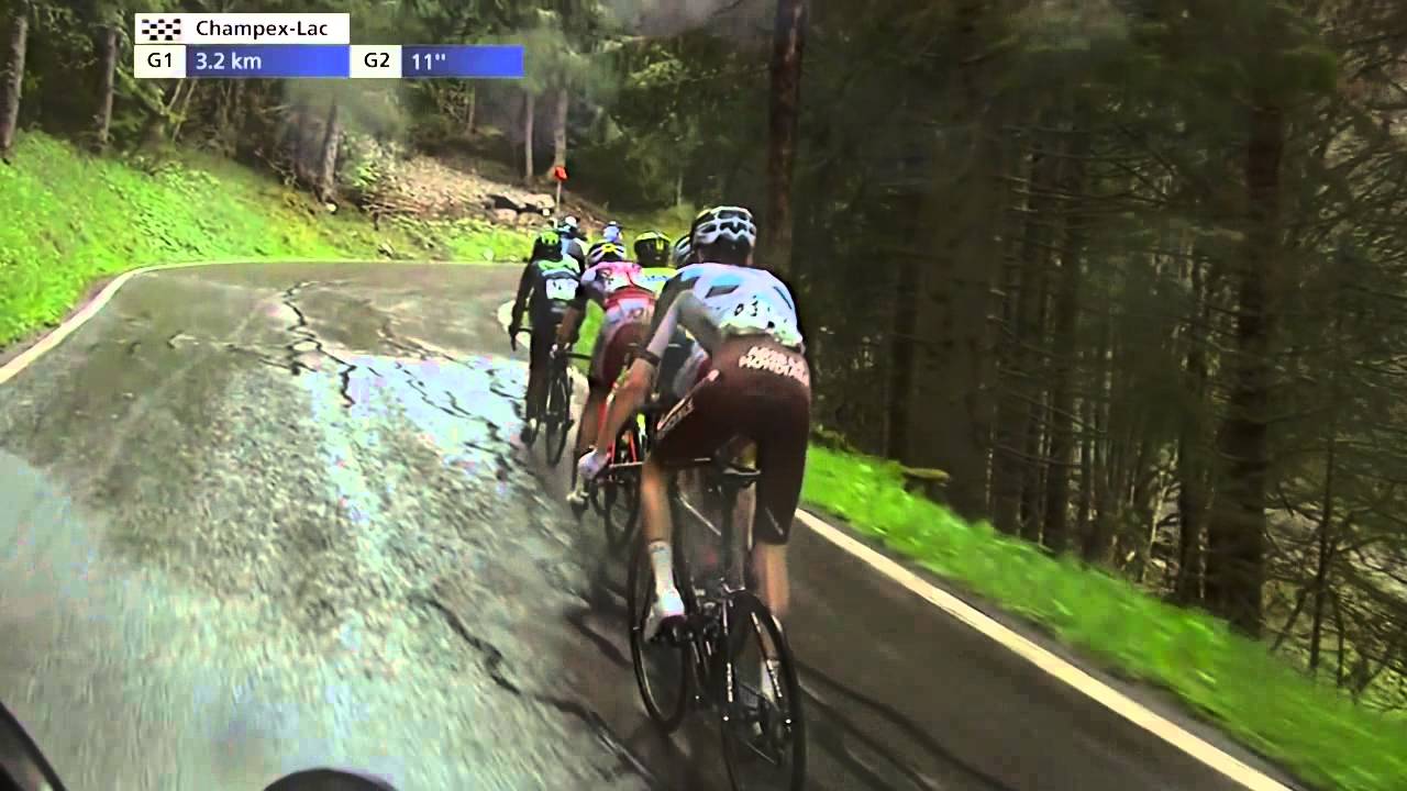 Tour de Romandie Stage 5 race highlights - YouTube