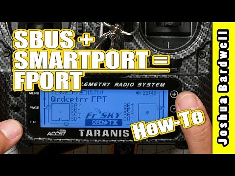 FRSKY FPORT HOW TO | SBUS and SmartPort on One Wire Video