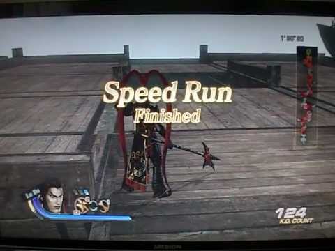 Dynasty Warriors 7 Xtreme Legends Challenge Mode Speed Run 1:30:20