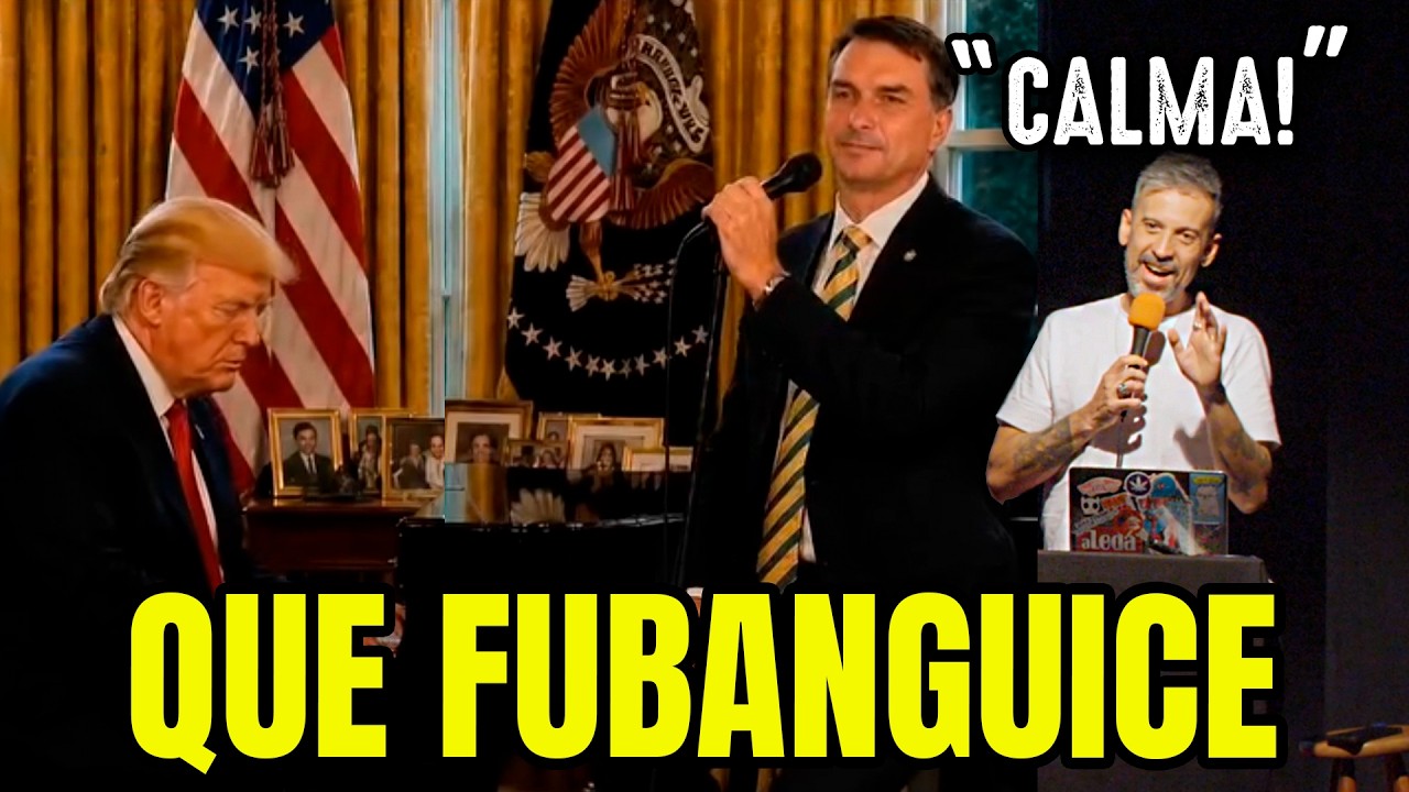 PATRIOTAS CRIAM CLIPE ROMÂNTICO DE FLÁVIO E TRUMP - Murilo Moraes no Show do React