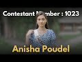 Miss Vibhaa 2021 Contestant Number 1023 Anisha Poudel
